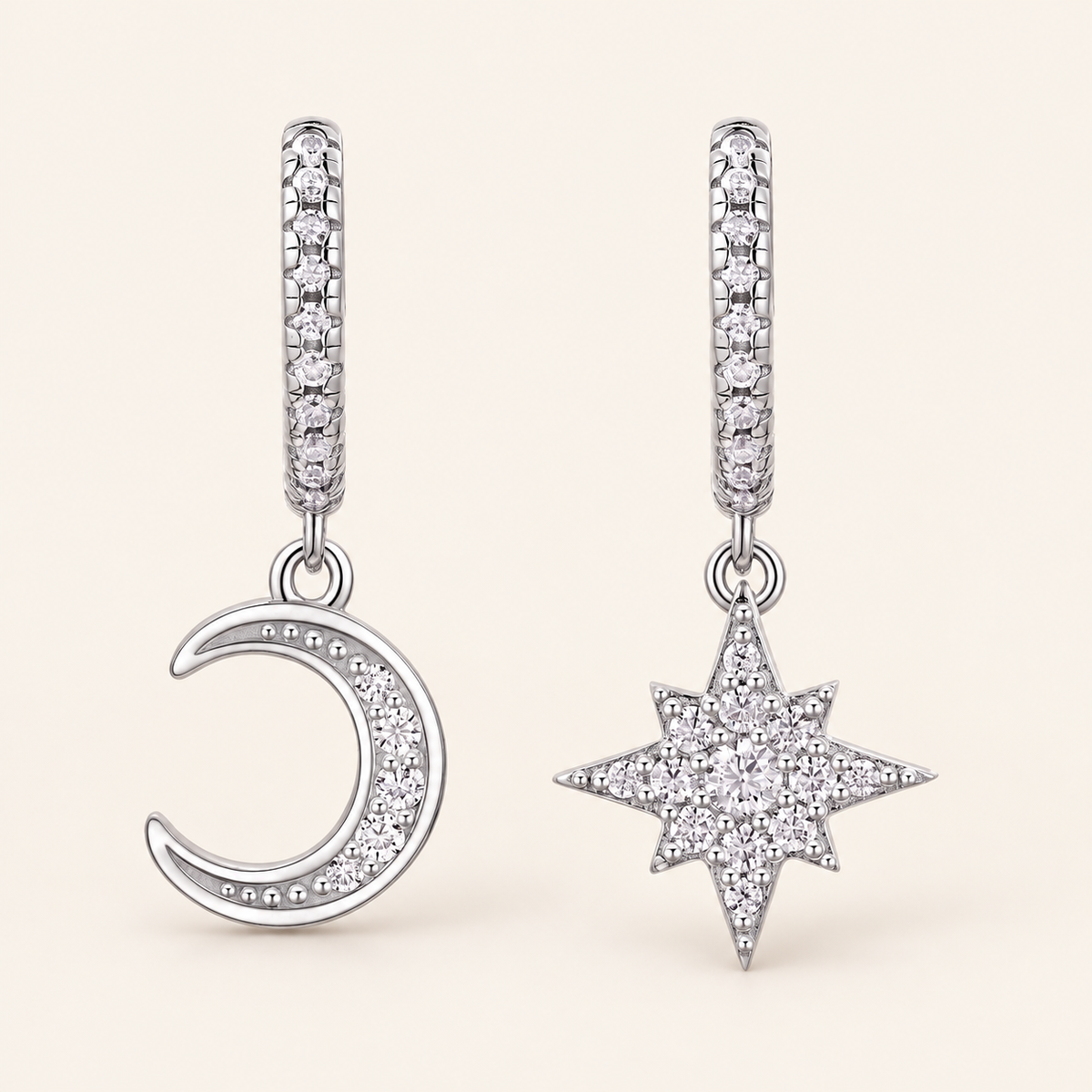 on cream silver