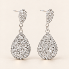 Pavé Drop Earrings