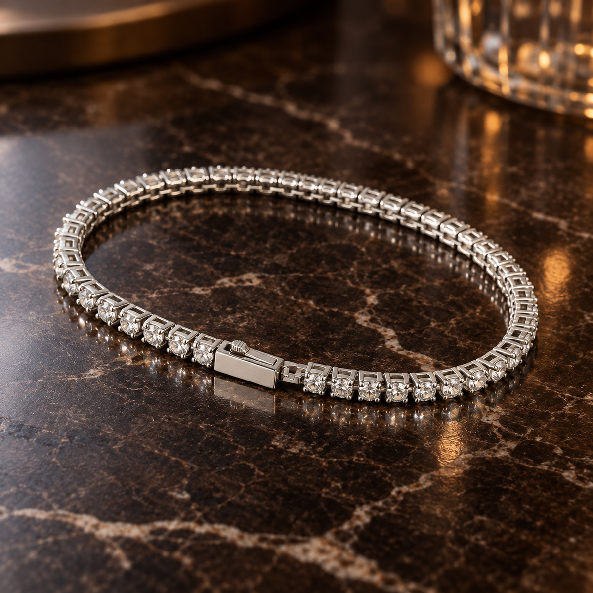 silver marble